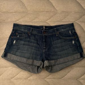 7 For All Mankind Denim Shorts